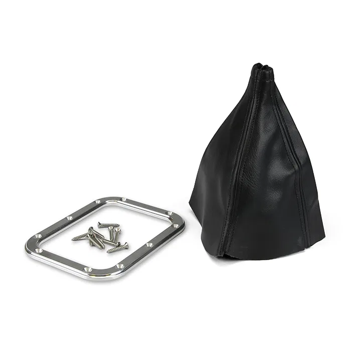 70-BFMB – LOKAR Shifter Boot, For Use With Lokar Auto trans Shifters With 6-3/4 Inch x 5-1/4 Inch Rectangular Boot Ri...